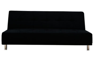 Leader Lifestyle Duke Fabric Futon Sofa Bed - Black